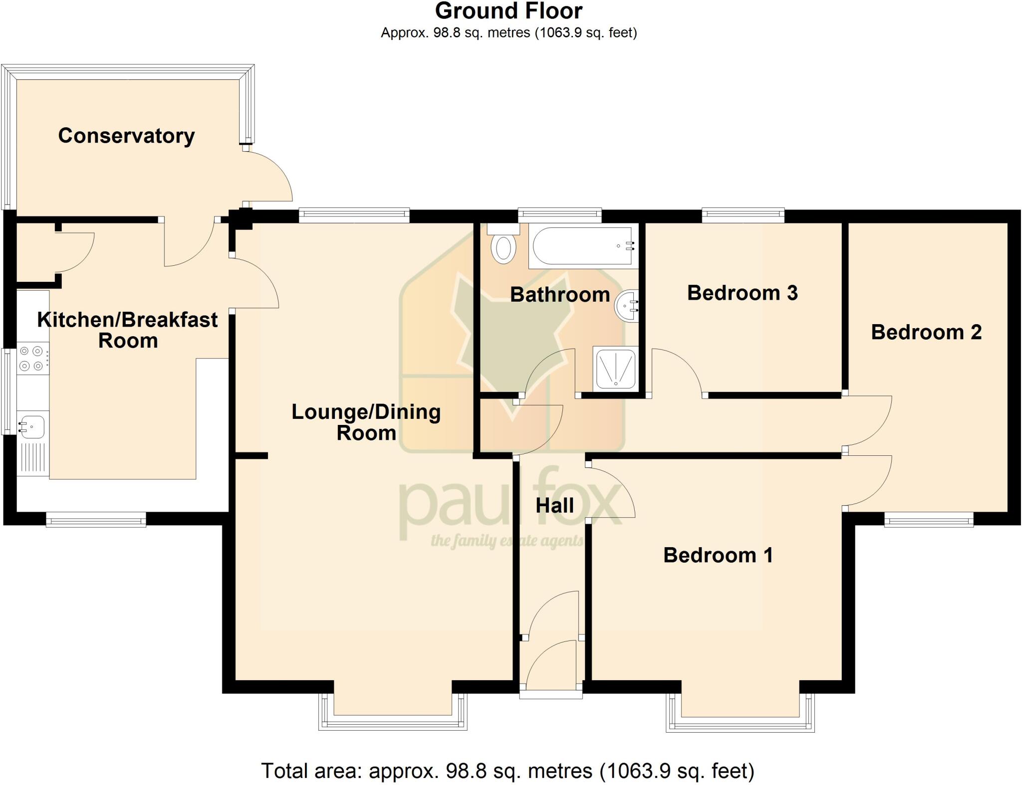 3 bed Bungalow