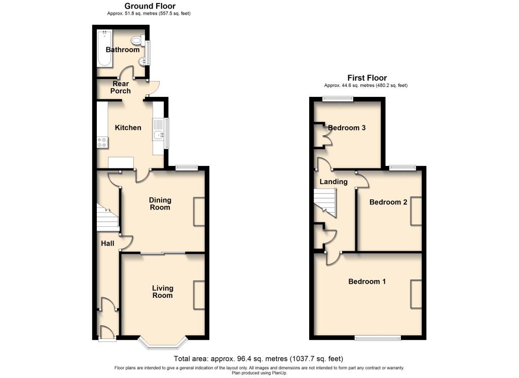 3 bed End of Terrace