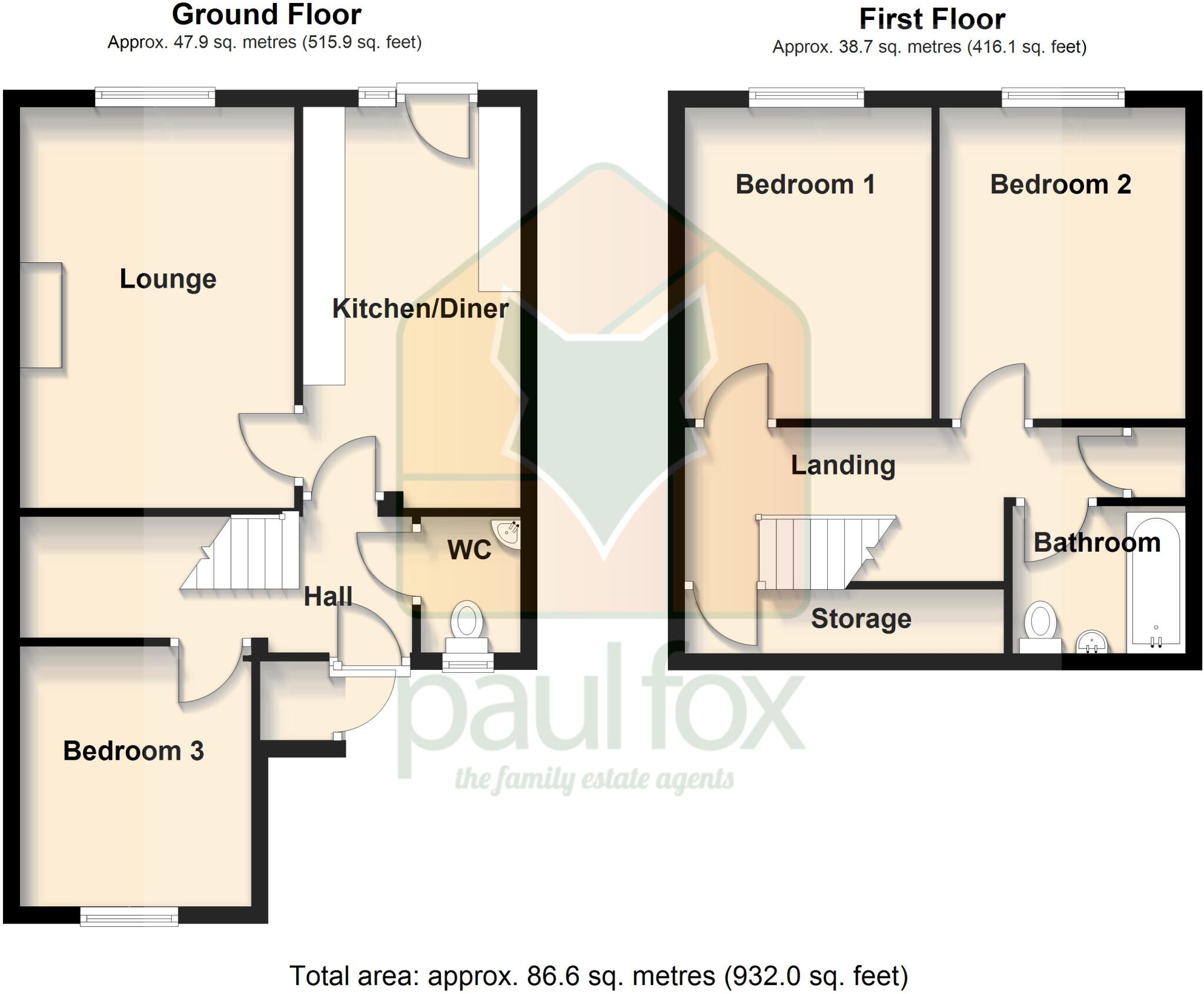 3 bed House