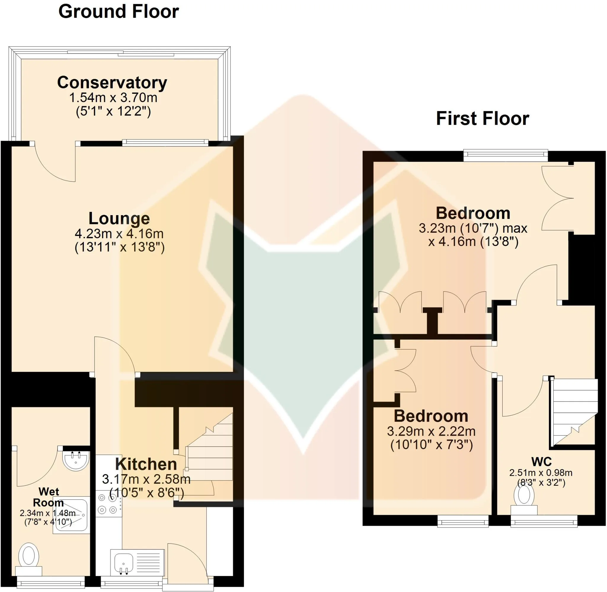2 bed Terraced