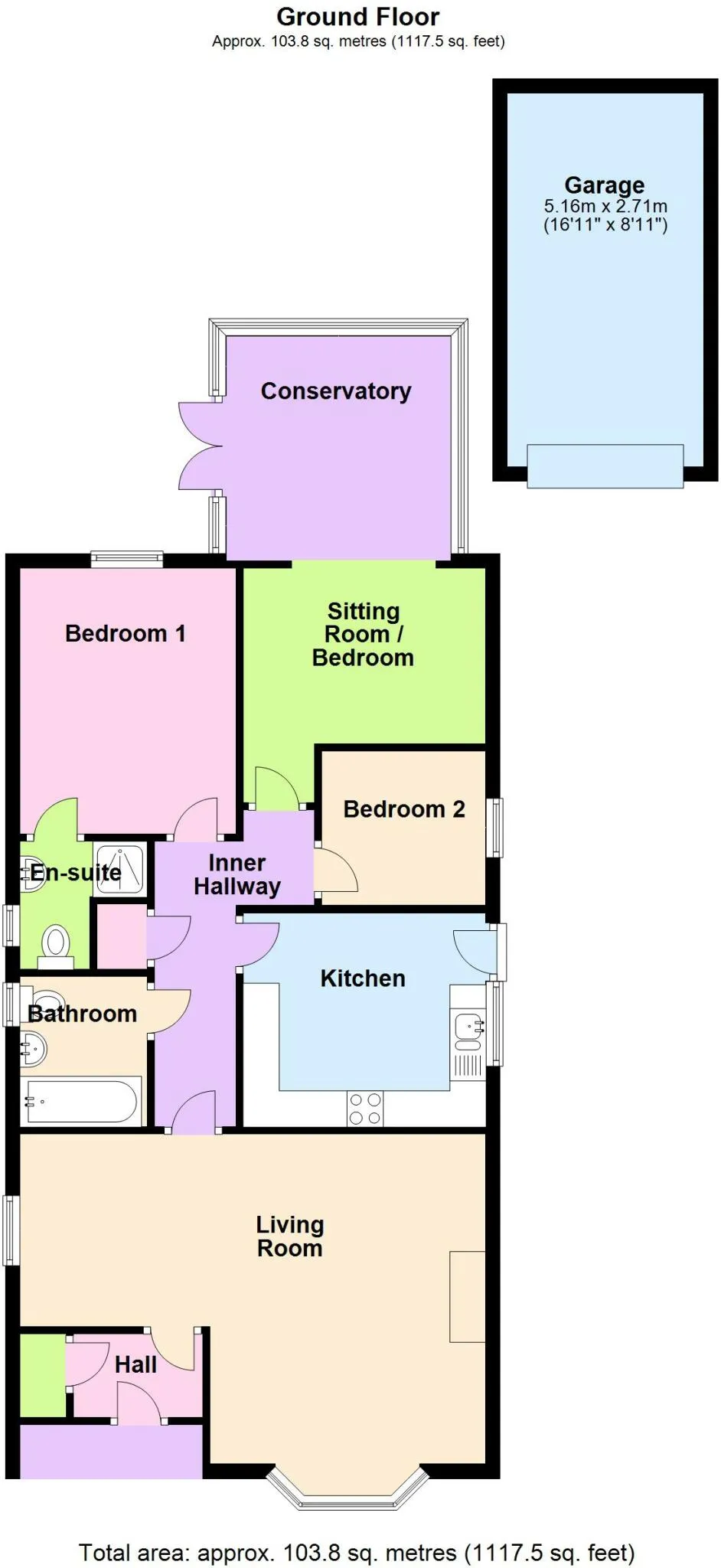 2 bed Bungalow