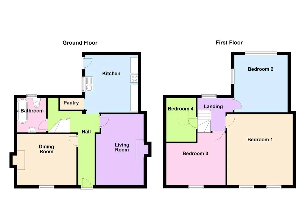 4 bed Link Detached House