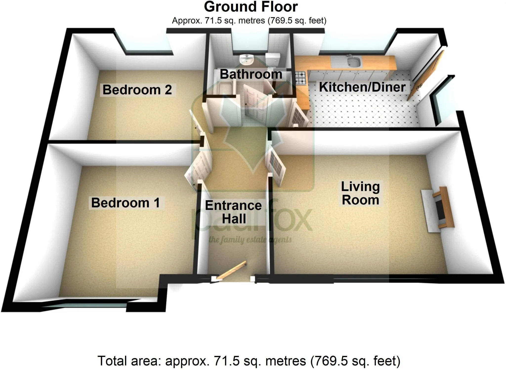 2 bed Bungalow