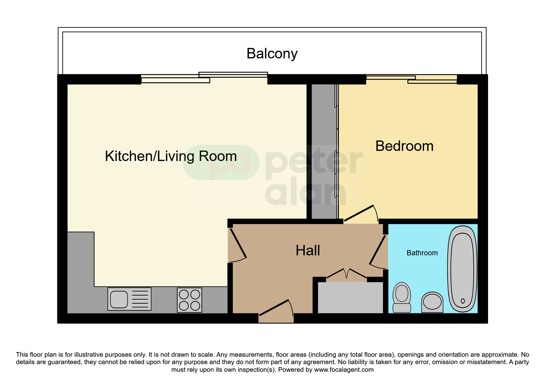 1 bed Penthouse