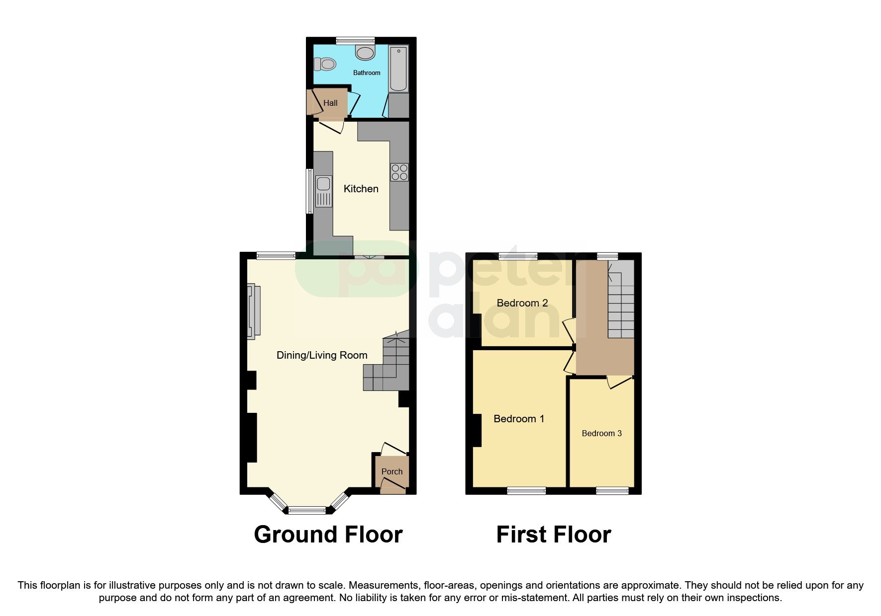 3 bed End of Terrace