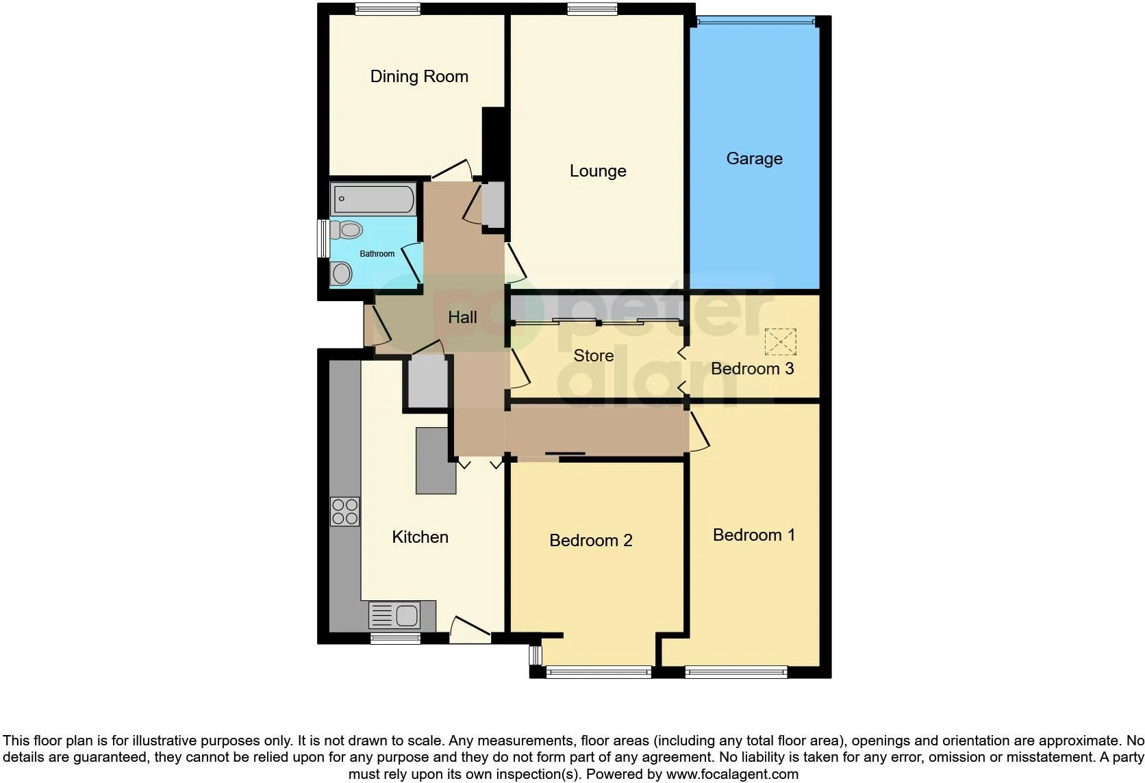 3 bed Semi-Detached Bungalow