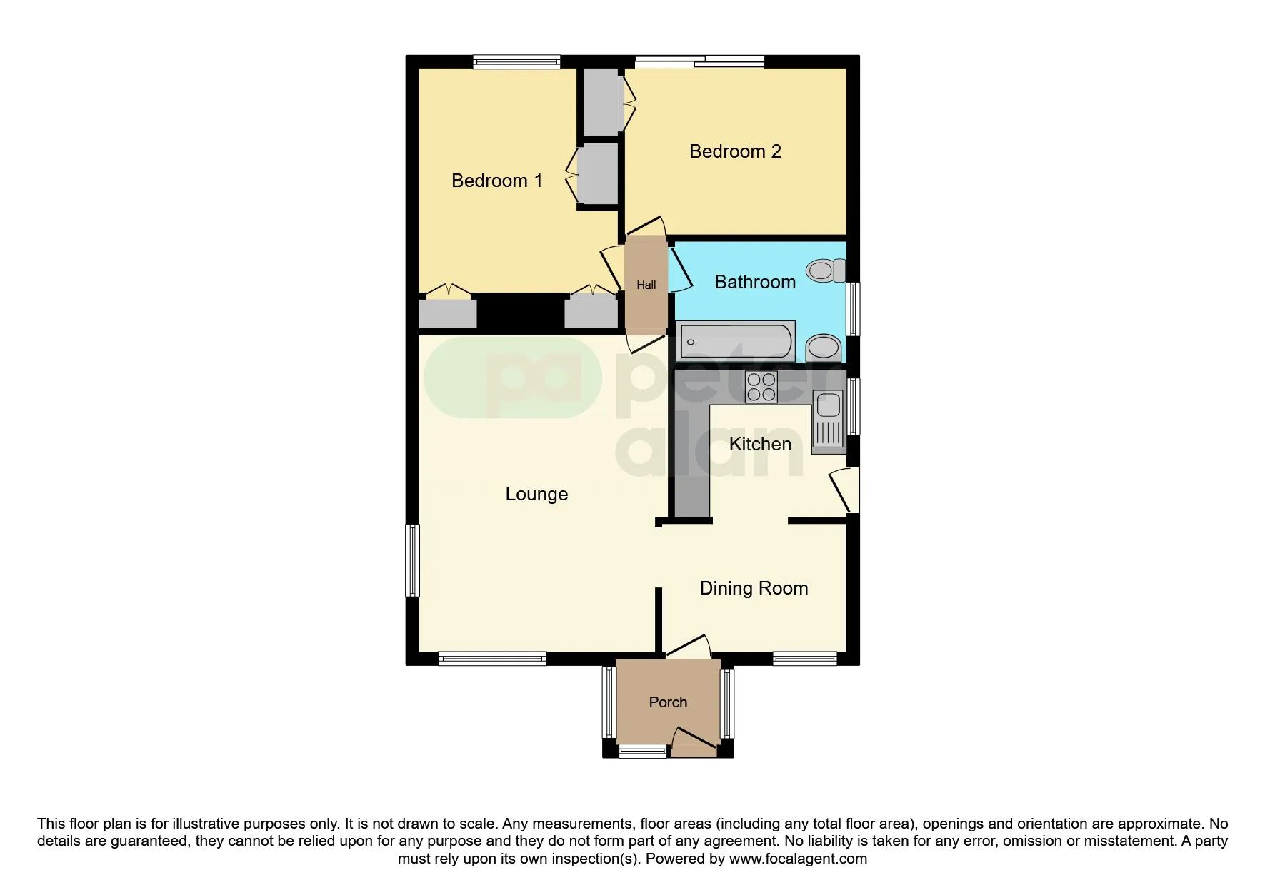 2 bed Detached Bungalow