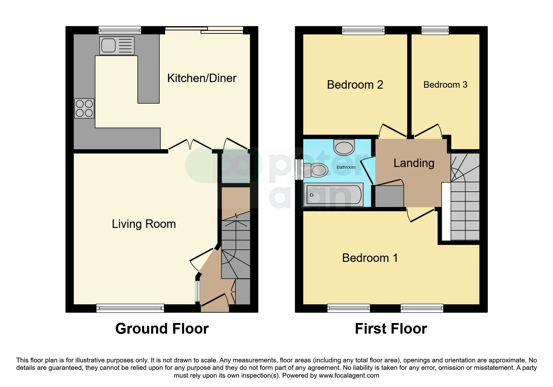 3 bed End of Terrace