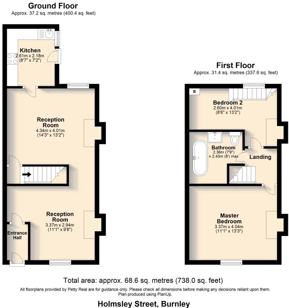 2 bed Terraced