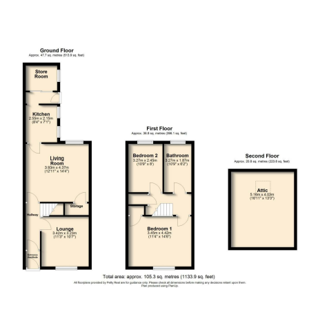 2 bed Terraced