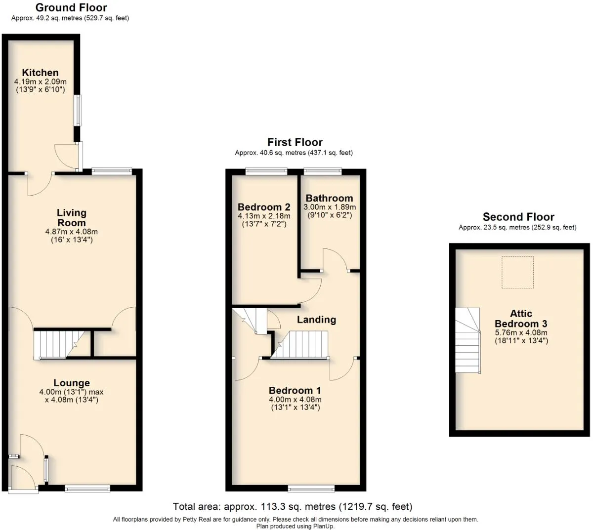 3 bed Terraced