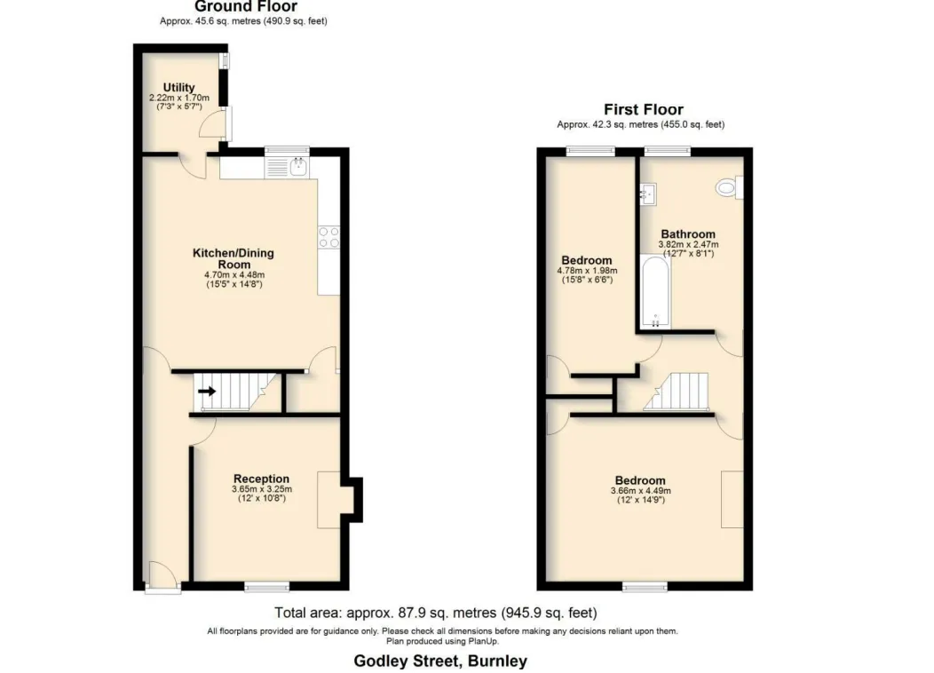 2 bed Terraced