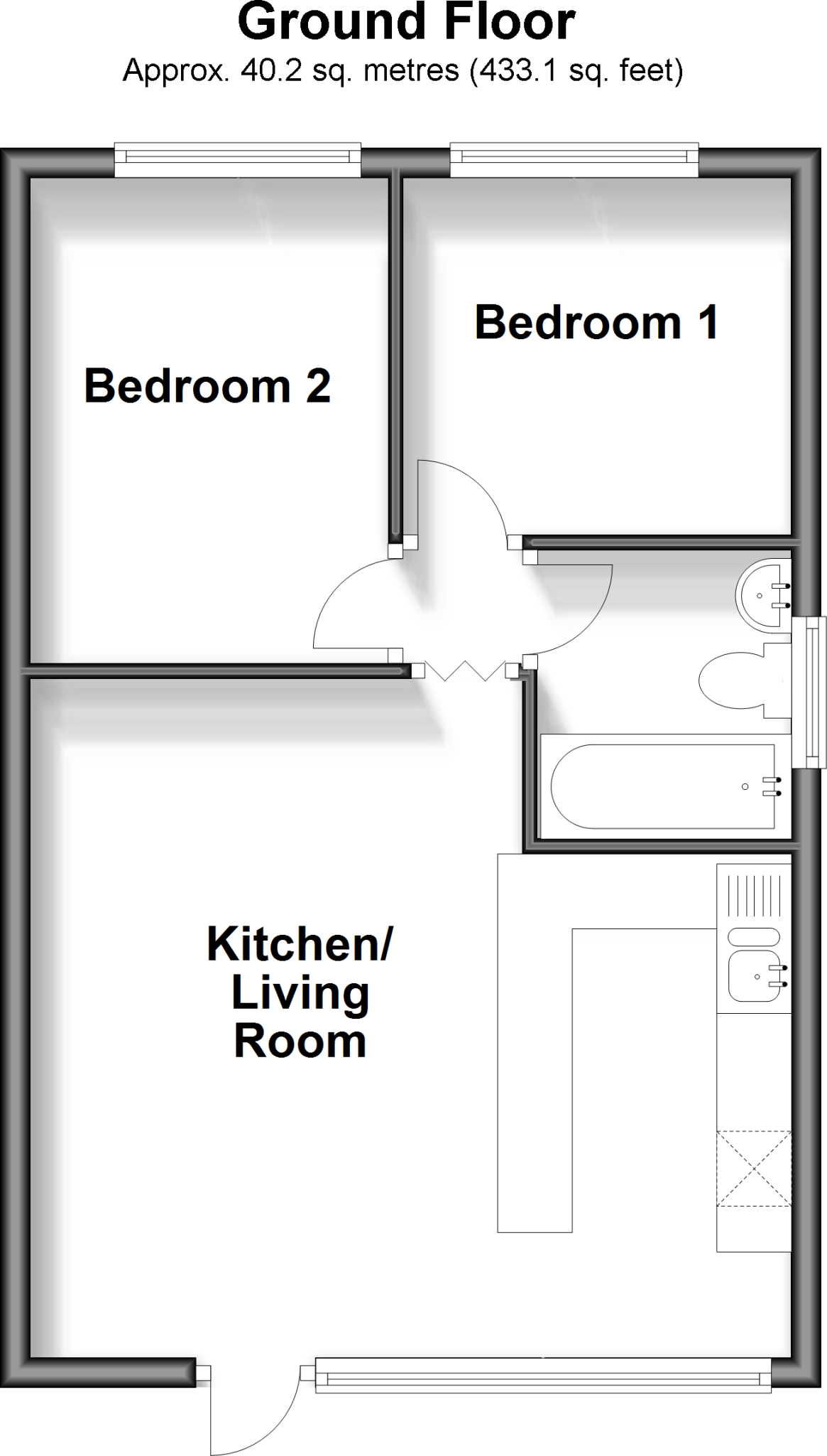 2 bed House