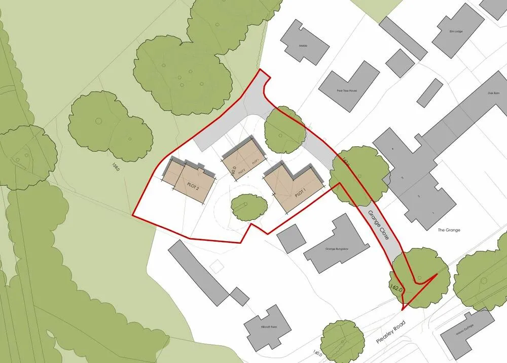 Land at Grange Close, Teversal, Sutton-in-Ashfield, Nottinghamshire NG17 3JN
