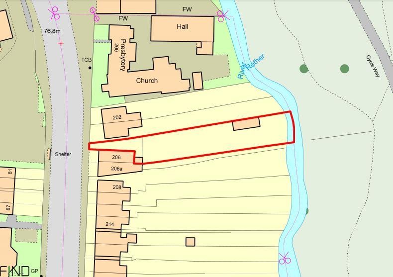 Land to the rear of 206A Derby Road, Chesterfield, Derbyshire, S40 2EP