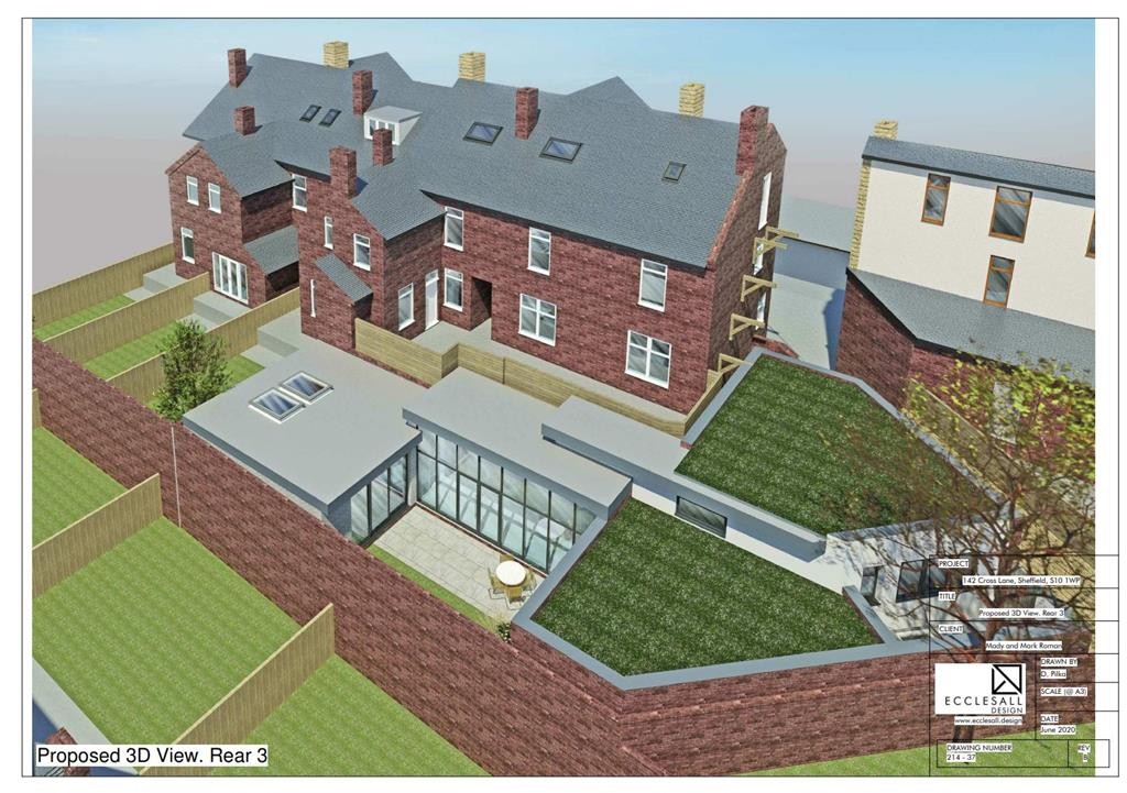 Land To The Rear Of 142 Cross Lane, Crookes, Sheffield, South Yorkshire