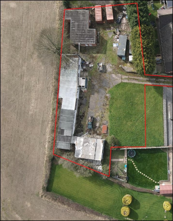 Land And Buildings, 105 Hague Lane, Renishaw, Sheffield, Derbyshire, S21 3UR