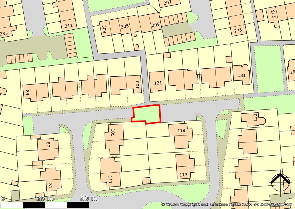 Land Between 105 & 119 Monks Walk, Buntingford, Hertfordshire, SG9 9DP