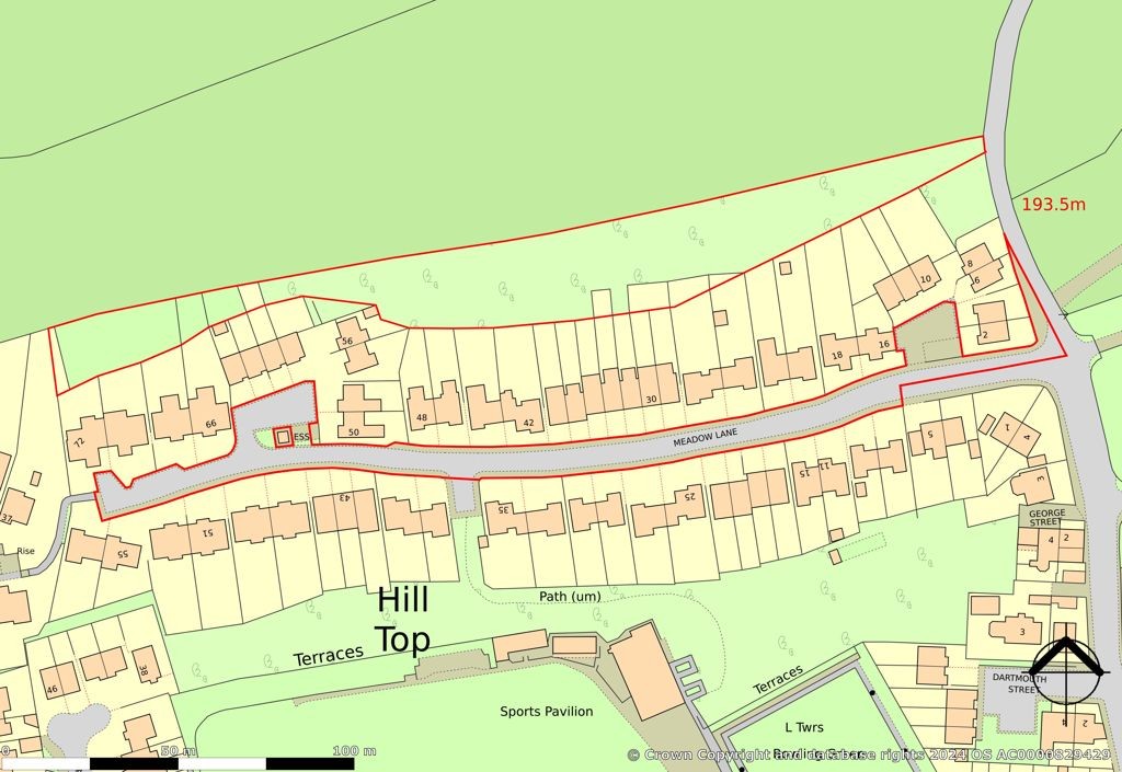Land At The Rear Of  Meadow Lane , Slaithwaite, Huddersfield, West Yorkshire, HD7 5EL