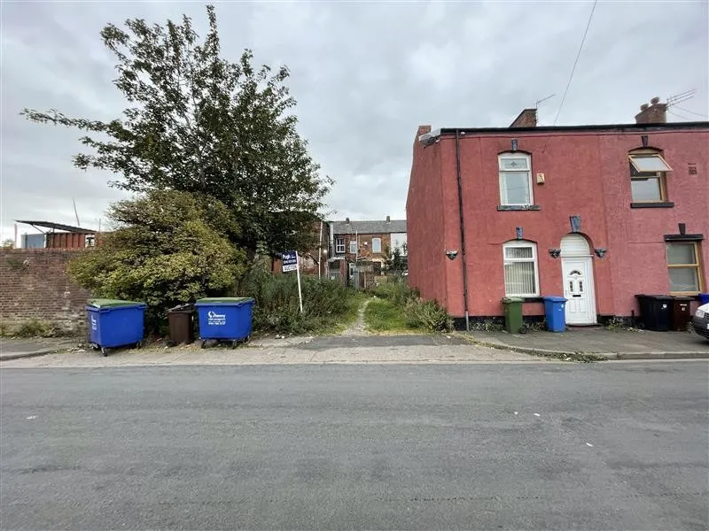 Land At The Rear Of, 185 Kings Road, Ashton-Under-Lyne, Greater Manchester, OL6 8HD