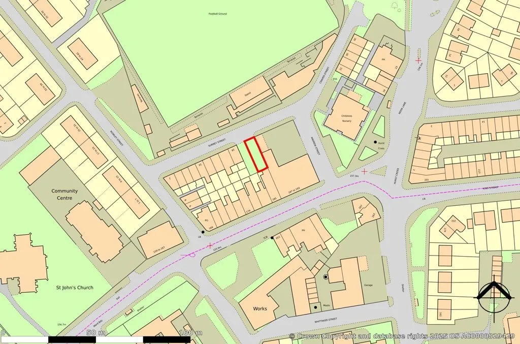 Land At The Rear Of, 185 Kings Road, Ashton-Under-Lyne, Greater Manchester, OL6 8HD