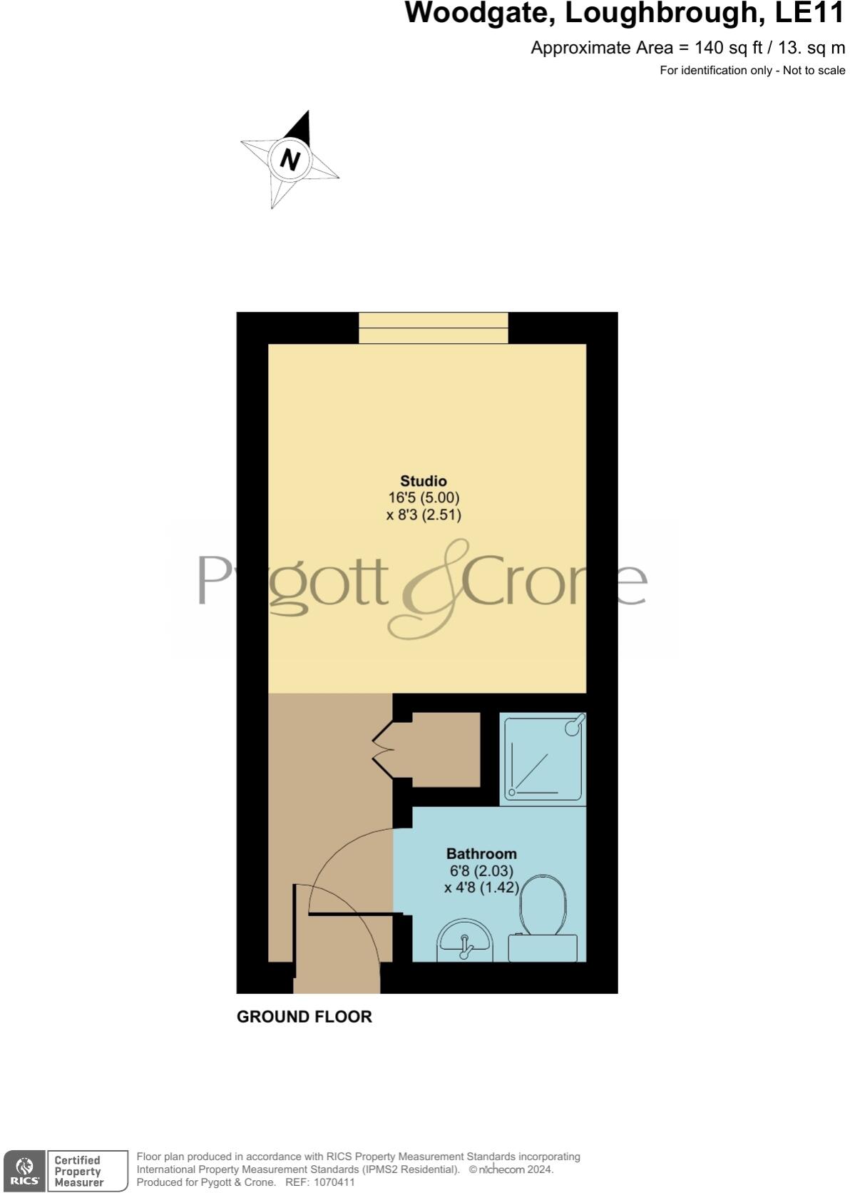 1 bed Studio