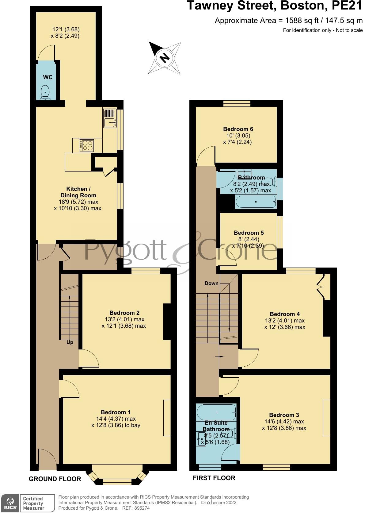 6 bed House Share