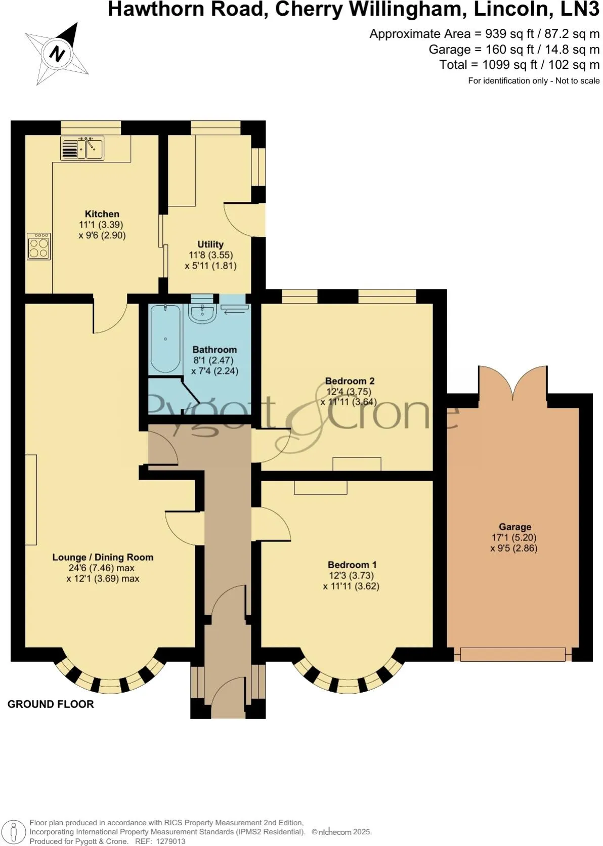 2 bed Detached Bungalow