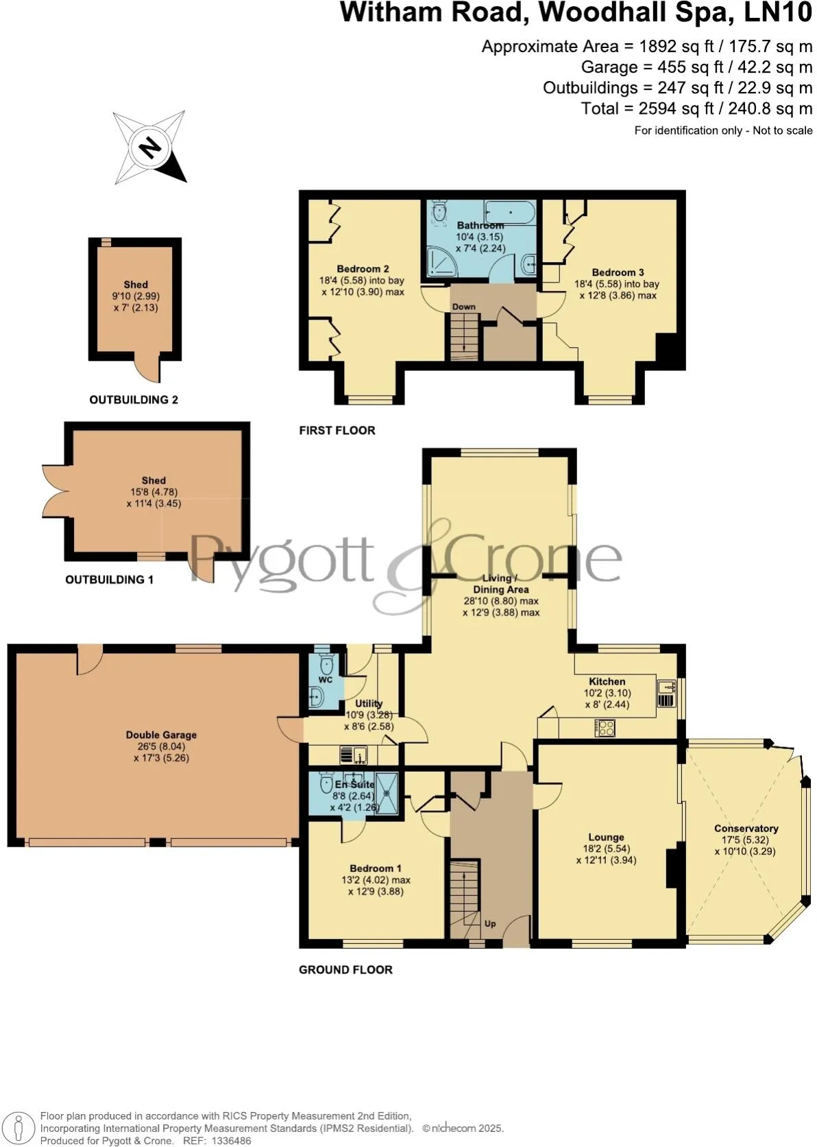3 bed Detached Bungalow