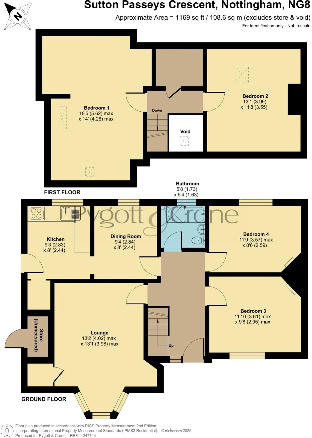 4 bed Terraced Bungalow