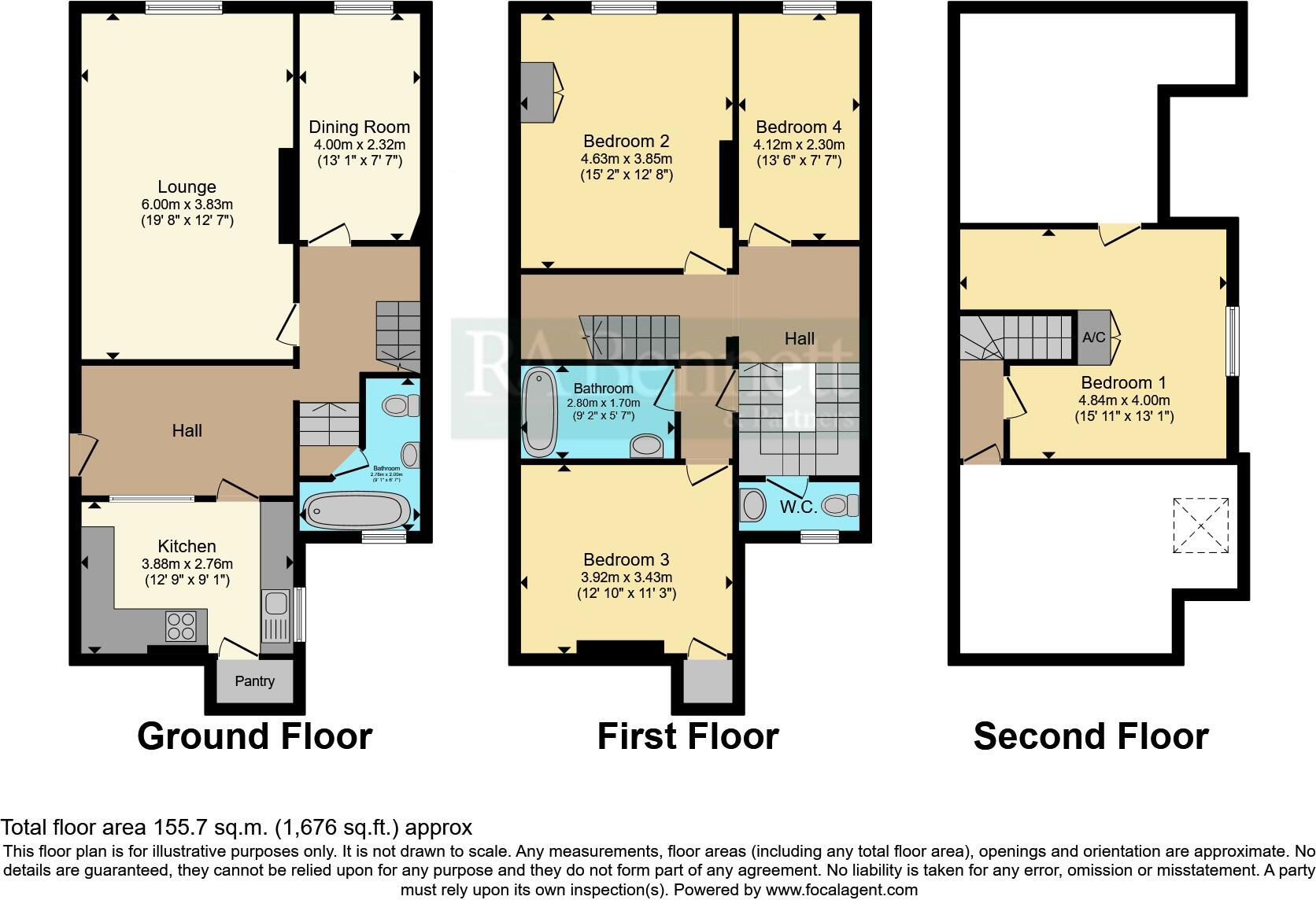4 bed Duplex