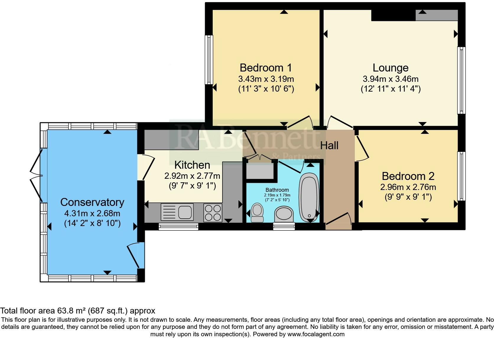 2 bed Bungalow