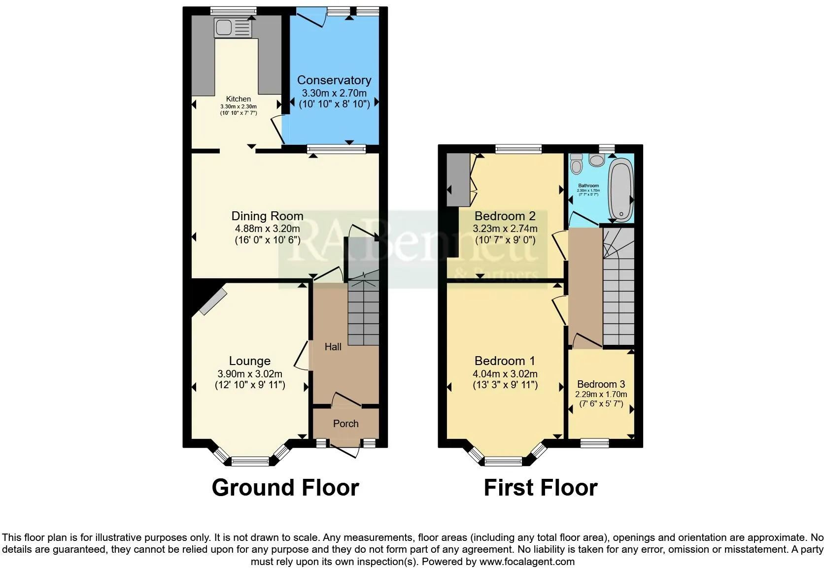 3 bed End of Terrace