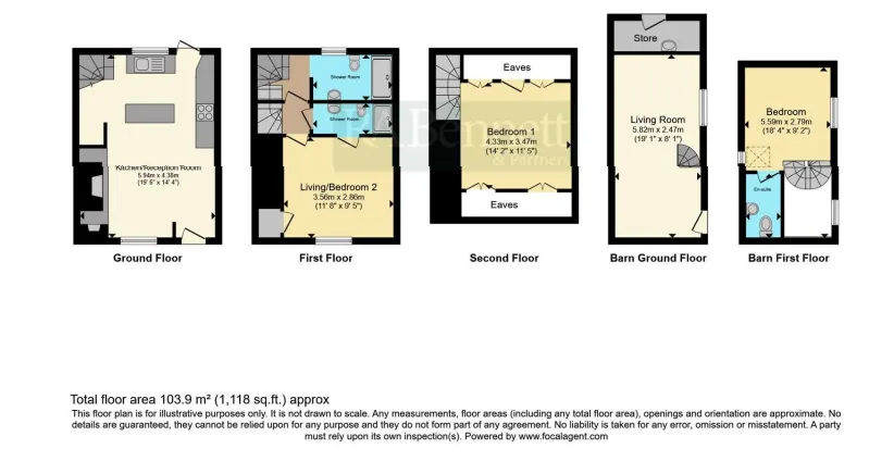 2 bed Character Property