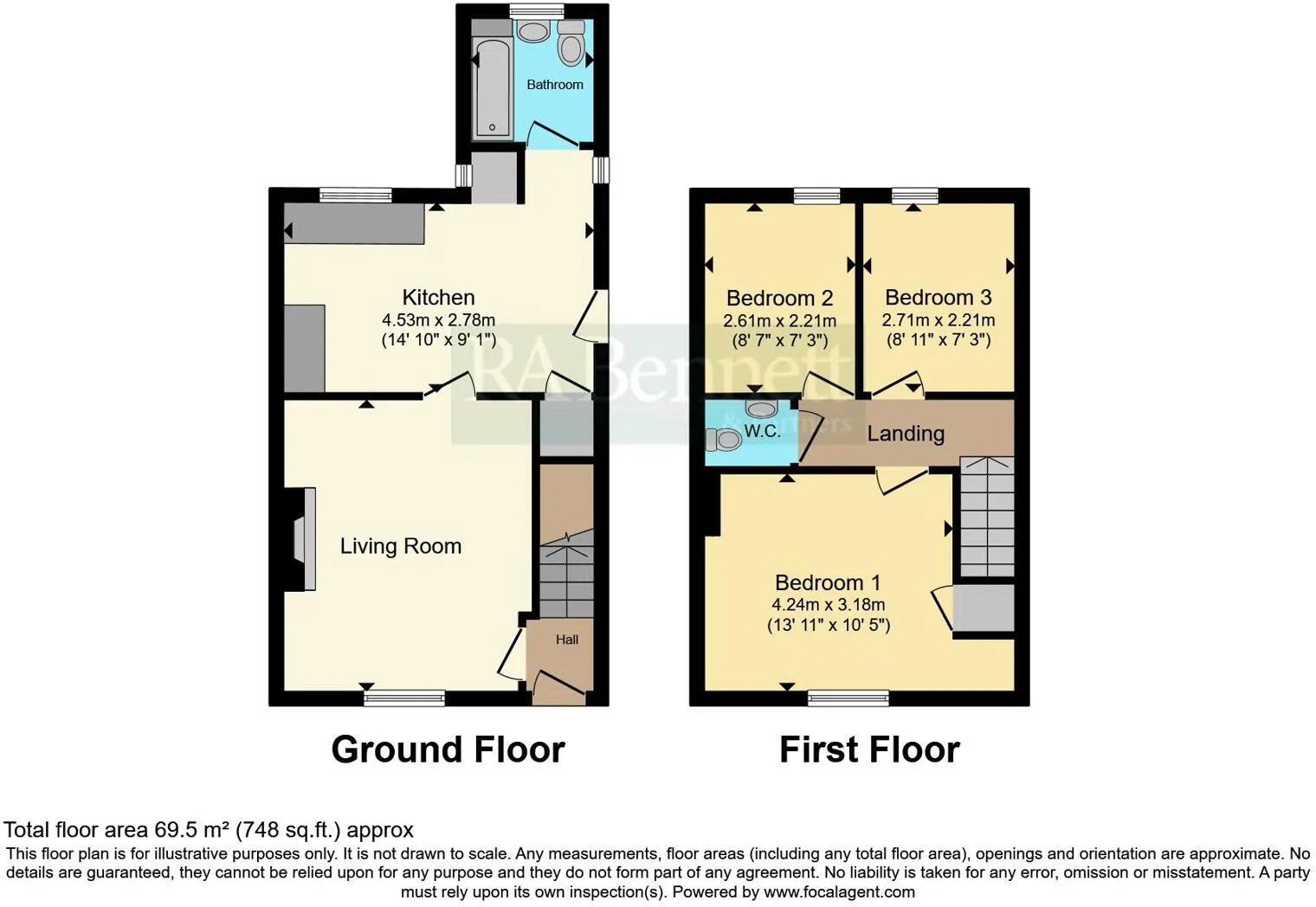 3 bed End of Terrace