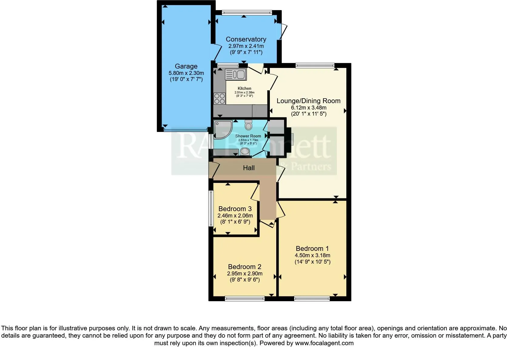 3 bed Semi-Detached Bungalow