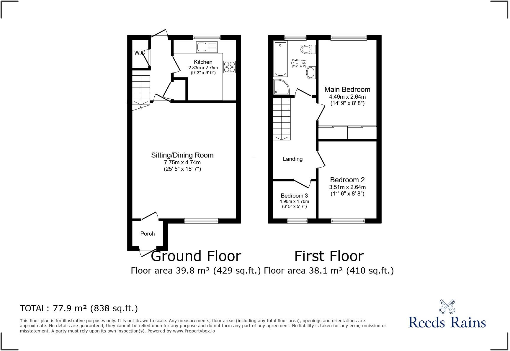 3 bed Terraced