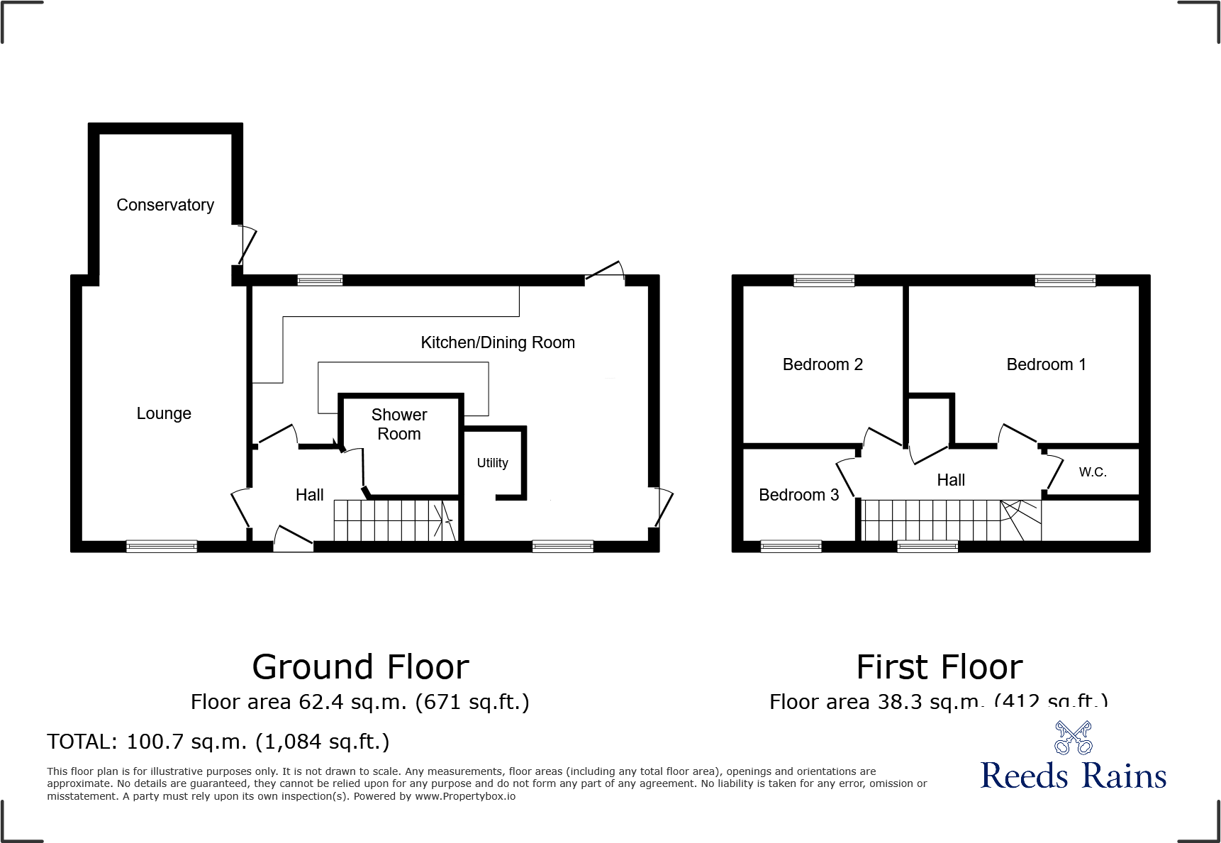 3 bed End of Terrace