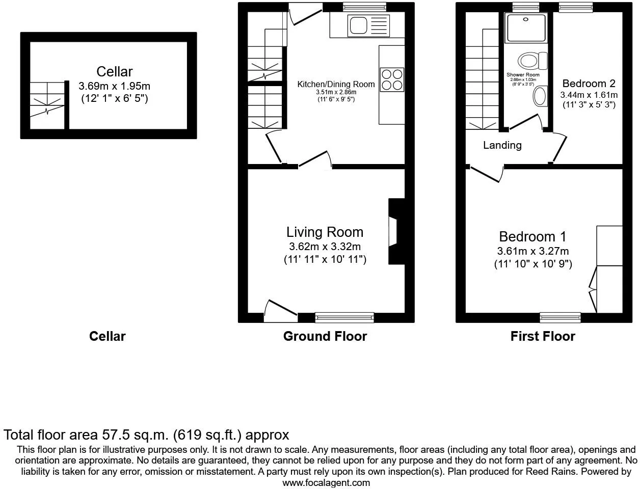 2 bed Terraced