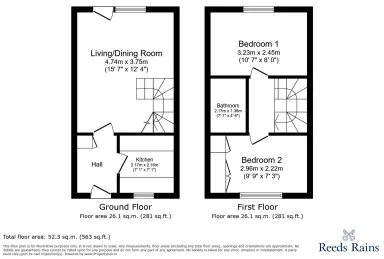 2 bed Terraced