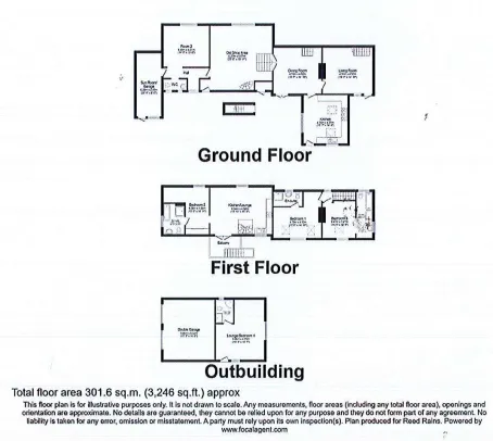 5 bed Link Detached House