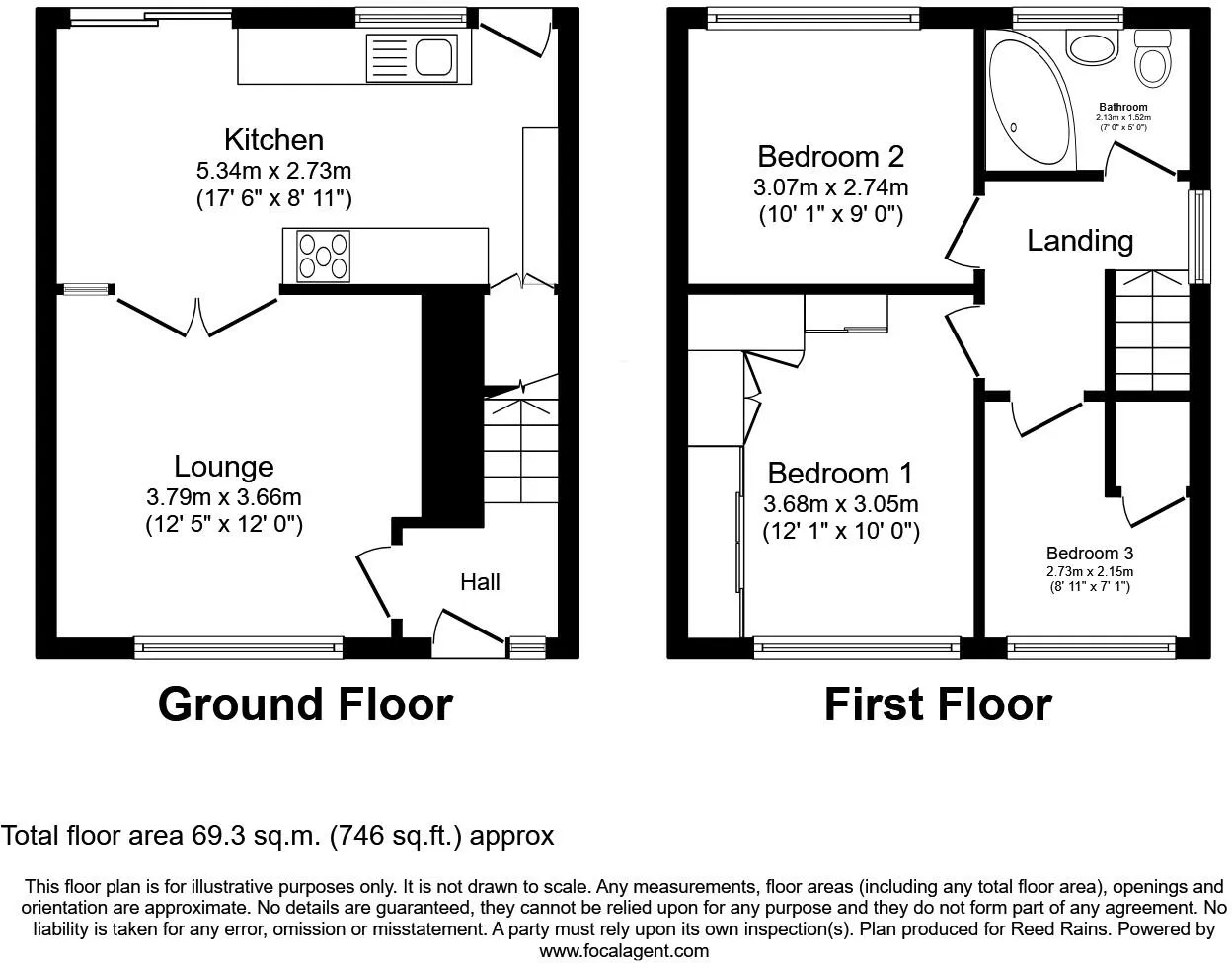 3 bed Terraced