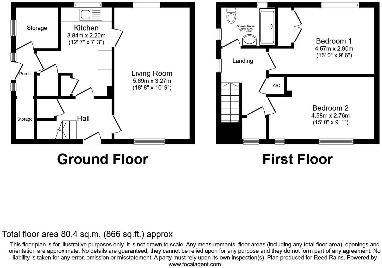 2 bed Semi-Detached