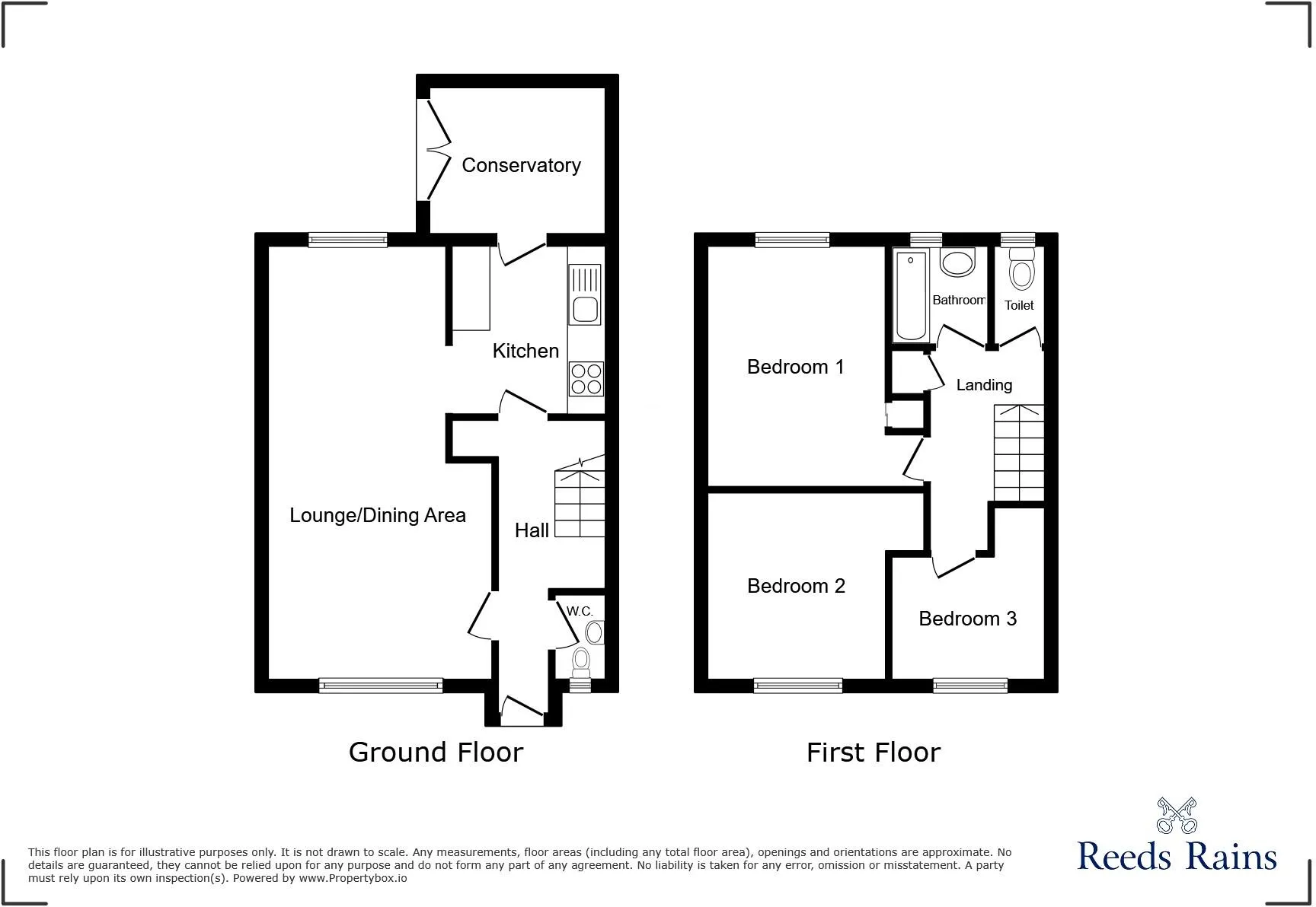 3 bed End of Terrace