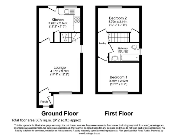 2 bed Semi-Detached