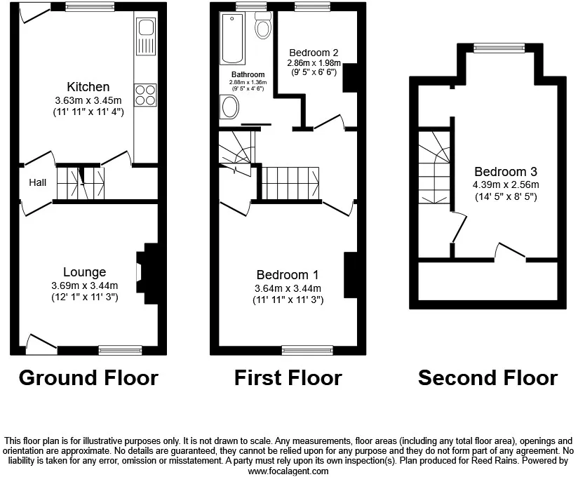 3 bed Terraced