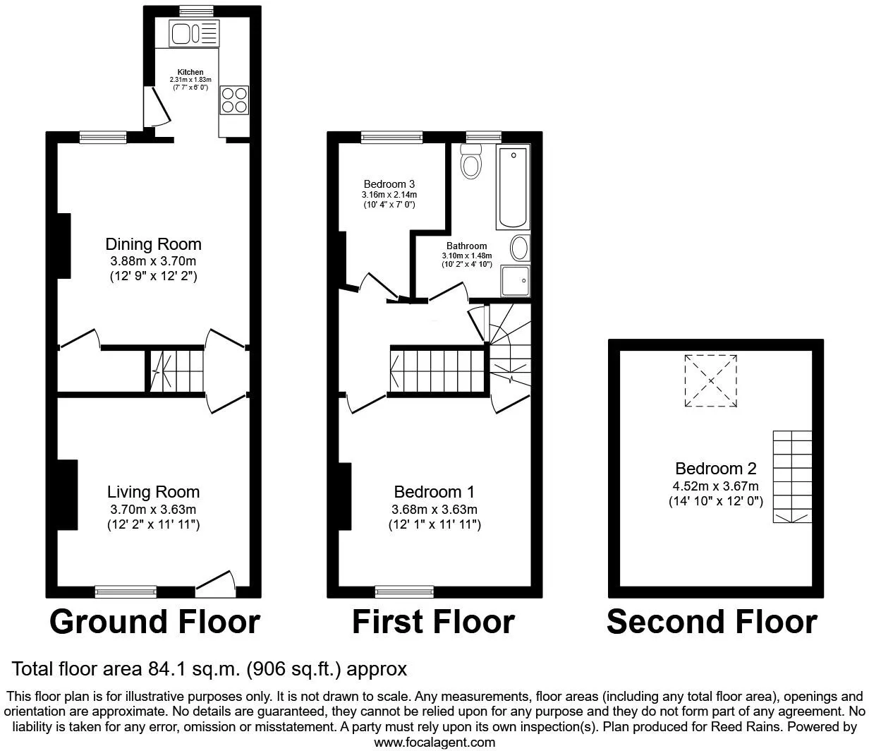3 bed Terraced