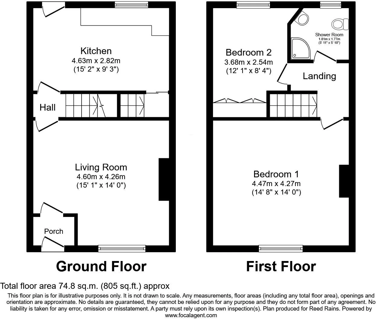2 bed Terraced