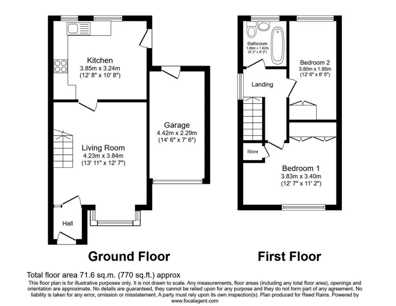 2 bed Semi-Detached