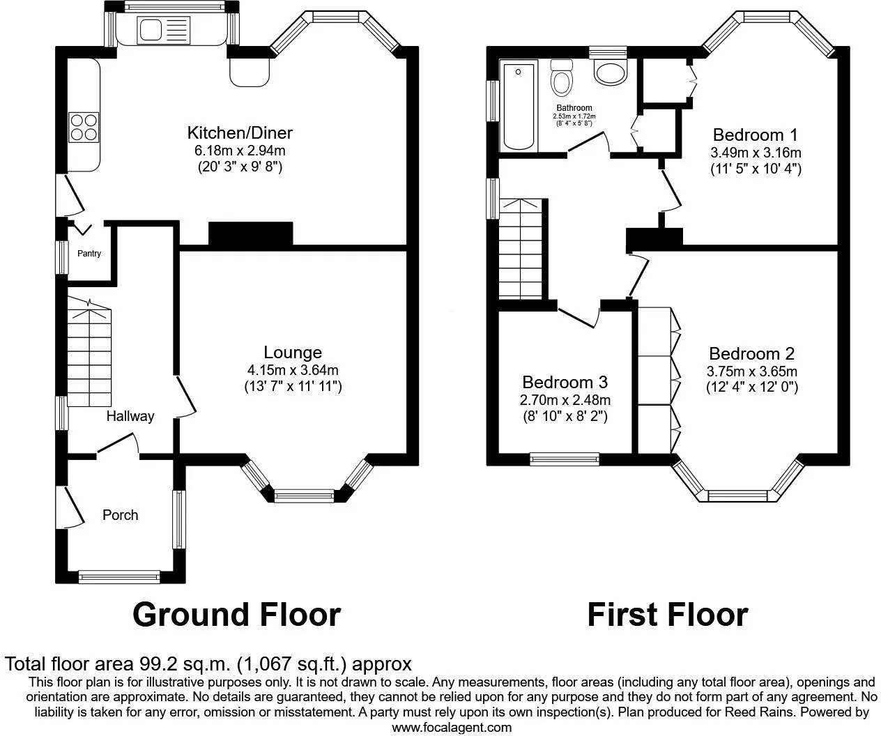 3 bed Semi-Detached